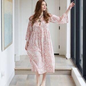 Block Printed Boho Dress